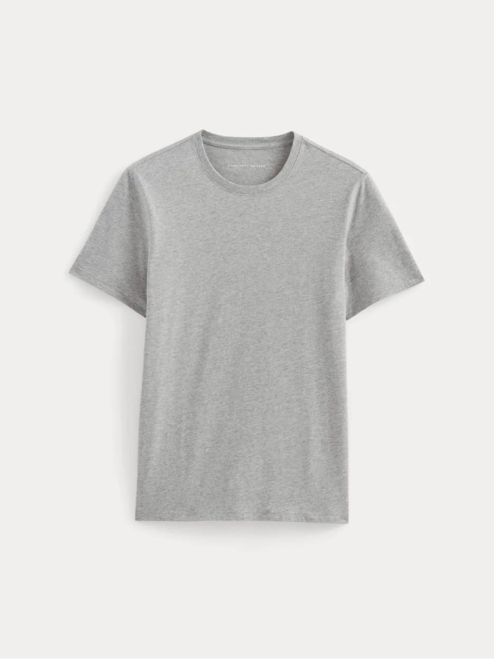 Everlane The Essential Organic Crew Uniform Heathered Grey XL NWOT - Picture 2 of 13